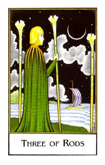  - Palladini Tarot - Ȩ - Three Of Wands