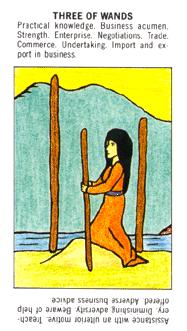 ѧ - Starter Tarot - Ȩ - Three Of Wands