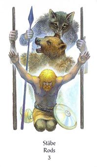 ֮Ӱ - Tarot of Northern Shadows - Ȩ - Three Of Wands