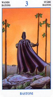 ش˵ - The Secret Tarots - Ȩ - Three Of Wands