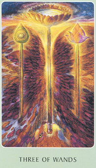 ֮ - Tarot Root of Asia - Ȩ - Three Of Wands