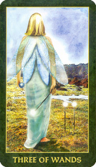 䴫˵ - Folklore Tarot - Ȩ - Three Of Wands