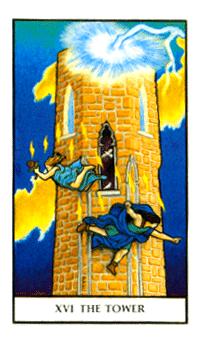 ŵ - Connolly Tarot -  - The Tower