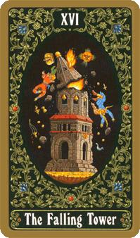  - Russian Tarot -  - The Tower