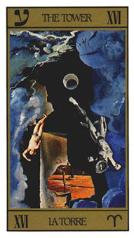 ߶ - Salvador Dali Tarot -  - The Tower