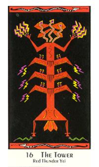 ʥ - Santa Fe Tarot -  - The Tower