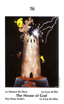 Űֿ - Barbara Walker Tarot -  - The Tower