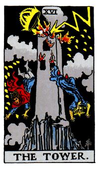 ¡ΰ - Rider Waite Tarot -  - The Tower