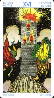 ʥ׳ΰ - Universal Waite Tarot -  - The Tower