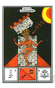 ħʽ - Tarot Of Ceremonial Magic -  - The Tower