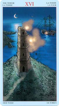  - Sea Rover Tarot -  - The Tower