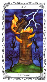 ޵ - Das Hudes Tarot -  - The Tower