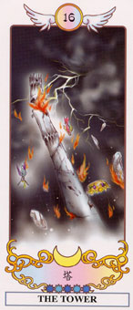 ϣ - Grecian Eudaemon Tarot -  - The Tower