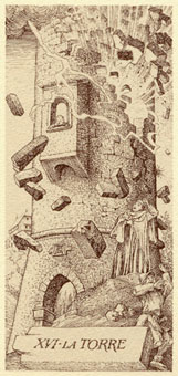 Ŷ - Durer Tarot -  - The Tower