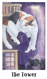 è - Cats Eye Tarot -  - The Tower