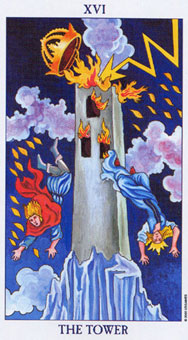 ΰ - Radiant Rider-Waite Tarot -  - The Tower