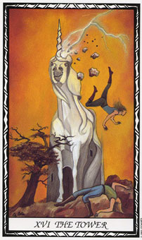  - Unicorn Tarot -  - The Tower