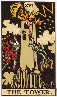 ԭʼΰ - Original Rider-Waite Tarot -  - The Tower