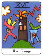  - African Tarot -  - The Tower