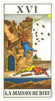 1JJʿ1974 - 1JJ Swiss Tarot 1974 -  - The Tower