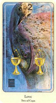  - Haindl Tarot - ʥ - Two Of Cups