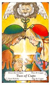 ɭ޲ - Hanson Roberts Tarot - ʥ - Two Of Cups