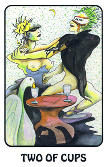  - Karma Tarot - ʥ - Two Of Cups