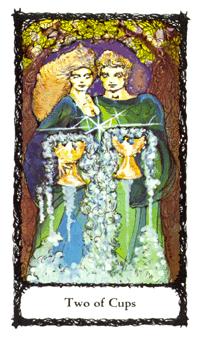 ʥõ - Sacred Rose Tarot - ʥ - Two Of Cups