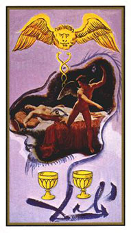 ߶ - Salvador Dali Tarot - ʥ - Two Of Cups