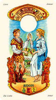 ˹ - Stella Tarot - ʥ - Two Of Cups