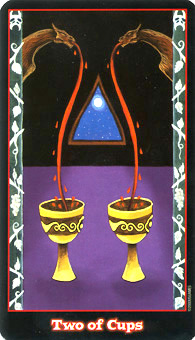 Ѫ - Vampire Tarot - ʥ - Two Of Cups