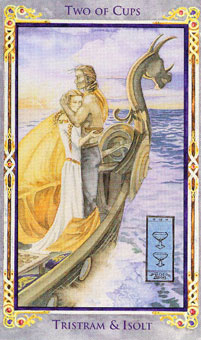 ɪ - Legend Arthurian Tarot - ʥ - Two Of Cups