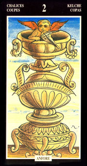  - Illuminate Ancient Tarots - ʥ - Two Of Cups