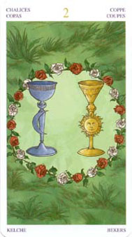 ռ˿ - Wirth Tarot Of Trade Edition - ʥ - Two Of Cups