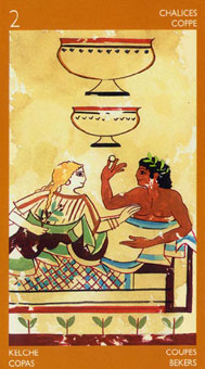 ³ - Etruscan Tarot - ʥ - Two Of Cups