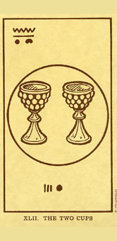 ˣUSG - Egyptian Tarot - ʥ - Two Of Cups