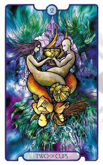 ʾ¼ - Revelations (Adflatus) Tarot - ʥ - Two Of Cups