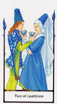 ž - Tarot Of The Old Path - ʥ - Two Of Cups