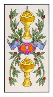 ʹ - Angel Tarot - ʥ - Two Of Cups