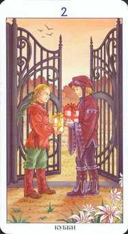 78 - Tarot Of 78 Doors - ʥ - Two Of Cups