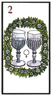  - Esoterico Tarot - ʥ - Two Of Cups