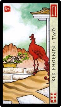 ˮ - Feng Shui Tarot - ʥ - Two Of Cups