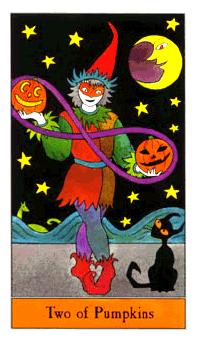 ʥ - Halloween Tarot - ǮҶ - Two Of Pentacles