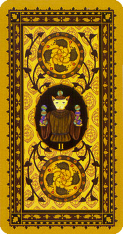 è - Medieval Cat Tarot - ǮҶ - Two Of Pentacles