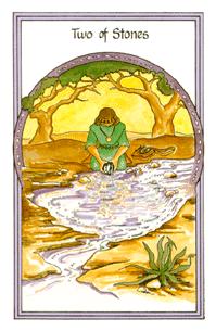 Ůҽ - Medicine Woman Tarot - ǮҶ - Two Of Pentacles