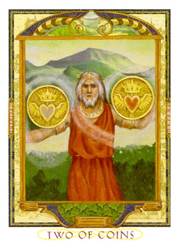  - Lovers Path Tarot - ǮҶ - Two Of Pentacles