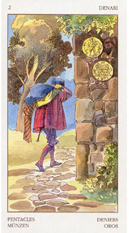 ո - Tarot of The Renaissance - ǮҶ - Two Of Pentacles