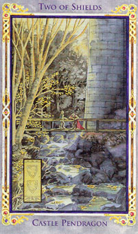 ɪ - Legend Arthurian Tarot - ǮҶ - Two Of Pentacles