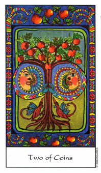 ý - Tarot of the Trance - ǮҶ - Two Of Pentacles