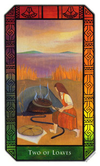 ʷʫ - Kalevala Tarot - ǮҶ - Two Of Pentacles